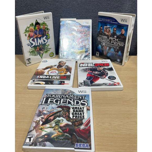 Nintendo Wii RVL-001 *Console, Controller, Nunchuck, 6 Games Bundle - Tested - Picture 6 of 11